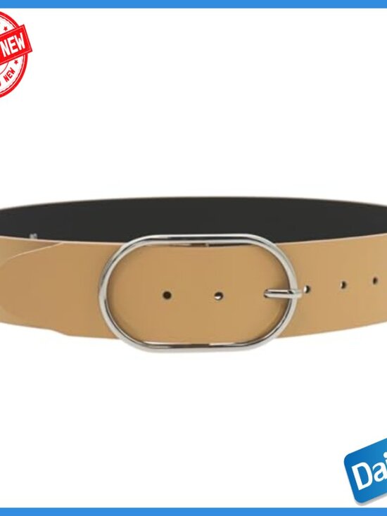 Women\'s Genuine Leather Belt 2 Inch Wide Classic Work Office Wear main image 7